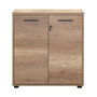 Hanah Home Nkt-522-Tt-1 Estantería Roble 76x75x34cm Tablero de Partículas Melamina 16mm